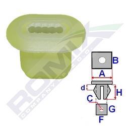 Kołek rozporowy - odpowiednik OE 7703081185