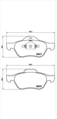 KLOCKI HAM. RENAULT MEGANE 05-