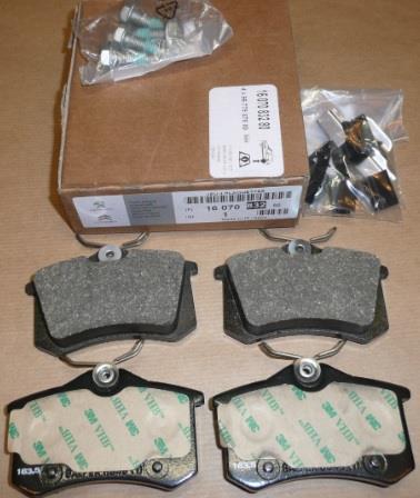 Klocki hamulcowe CITROEN C3 PICASSO,PEUGEOT207,RENAULT CLIO IV 1607083280